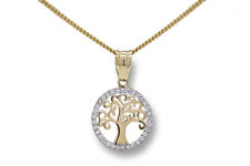 Picture of 14K Yellow - Tree of Life Charm AKL005 (14mm)