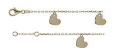 Picture of 10K Yellow - Heart Station Charm Bracelet 74N0192(Length 7.5")