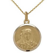 Picture of Solid Round Madonna Medal