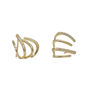 Picture of Silver 925 - Claw Stud Earring With Zircon