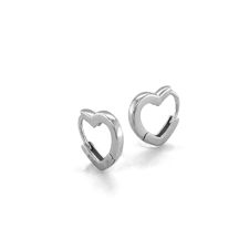 Picture of Silver 925 - Heart Huggies MEJ065