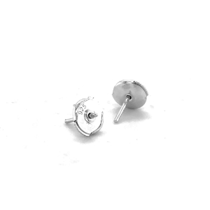 Image de Argent 925 - 7mm Systeme Alpa (Zop) avec Tige #WFEB01 1pc = demi-pair