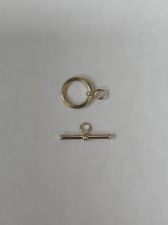 Picture of 14K Yellow Toggle Clasp Set (Ring 9mm/OD) # GP103873