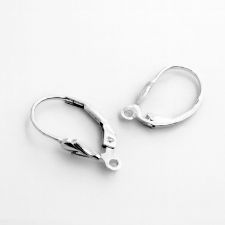 Image de Argent 925 - Système à Bascule Fleur De Lys A7109