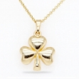 Picture of 10K Yellow  - Three Leaf Clover Charm 28GKL1170  